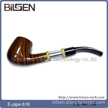 Cheap Mini E Pipe 618,New E Pipe wooden e cigarette With Huge Vapor